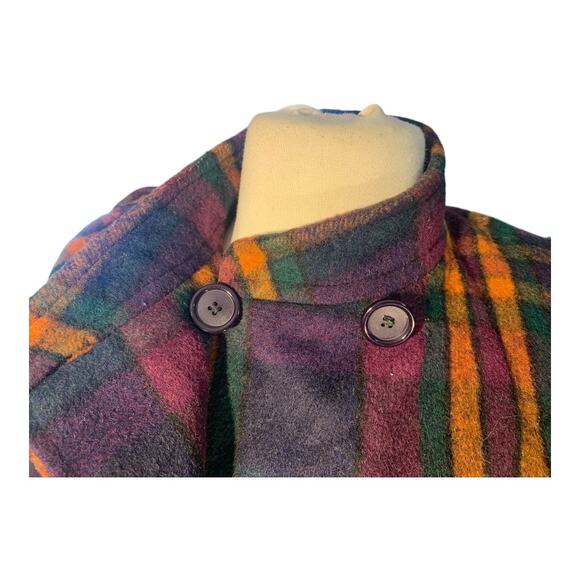 Luba Vintage Women’s Plaid Wool Jacket - Picture 4 of 6